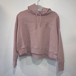 Pink Calvin Klein hoodie
